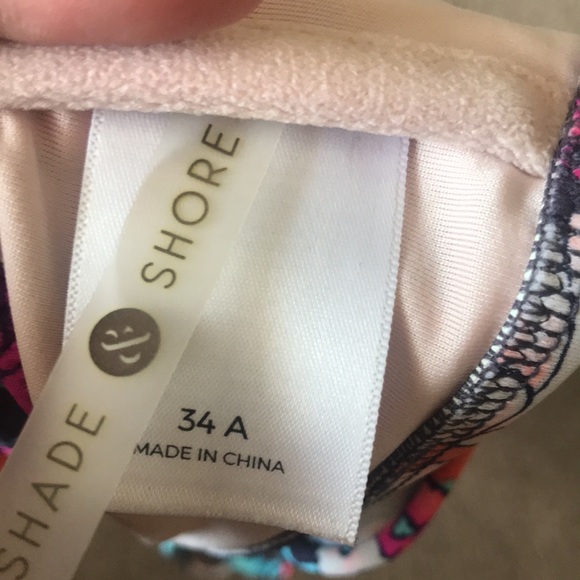 floral halter/bandeau convertible swim bikini top - Picture 5 of 5